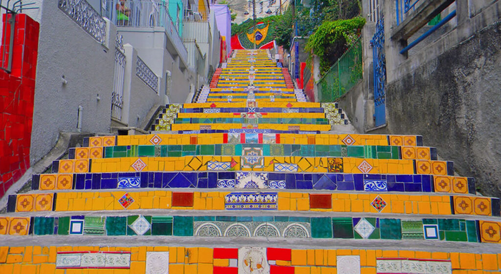 Foto da  Escadaria Selarón, Rio da Janeiro